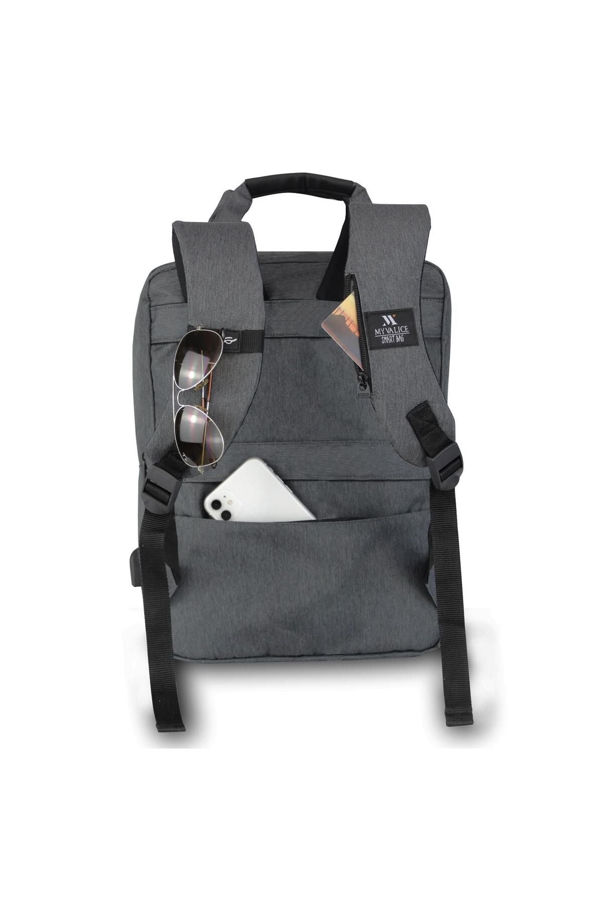 حقيبة كتف My Valice لون رمادي