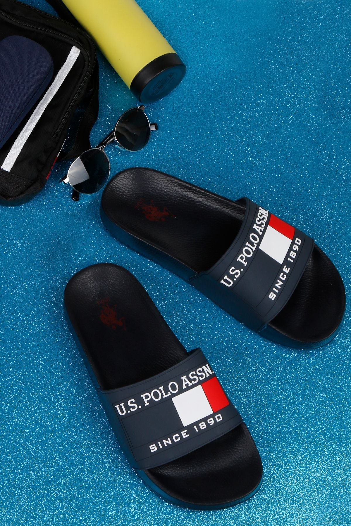 شبشب U.S. Polo Assn. لون أسود