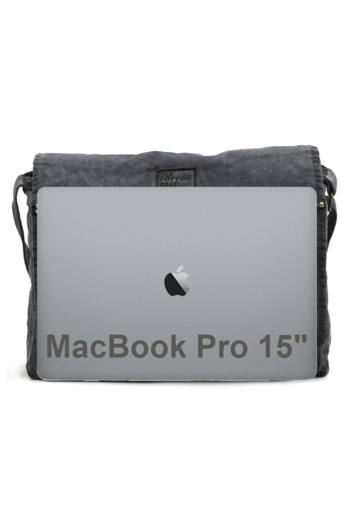 حقيبة كتف عملية old cotton cargo لون رمادي