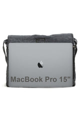 حقيبة كتف عملية old cotton cargo لون رمادي