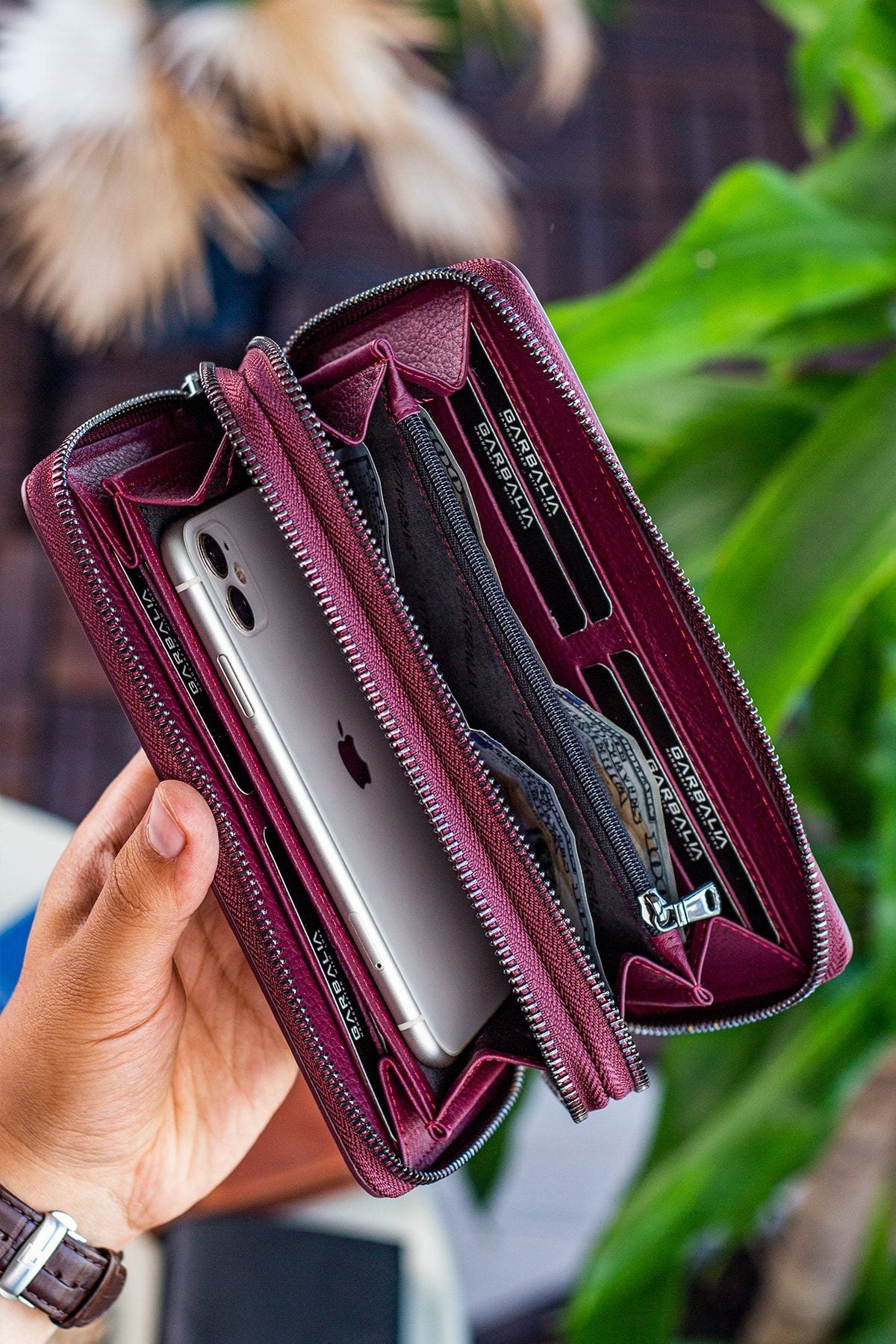 محفظة Garbalia لون بوردو