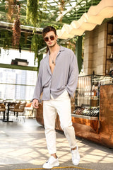 قميص Gray Clothing لون رمادي
