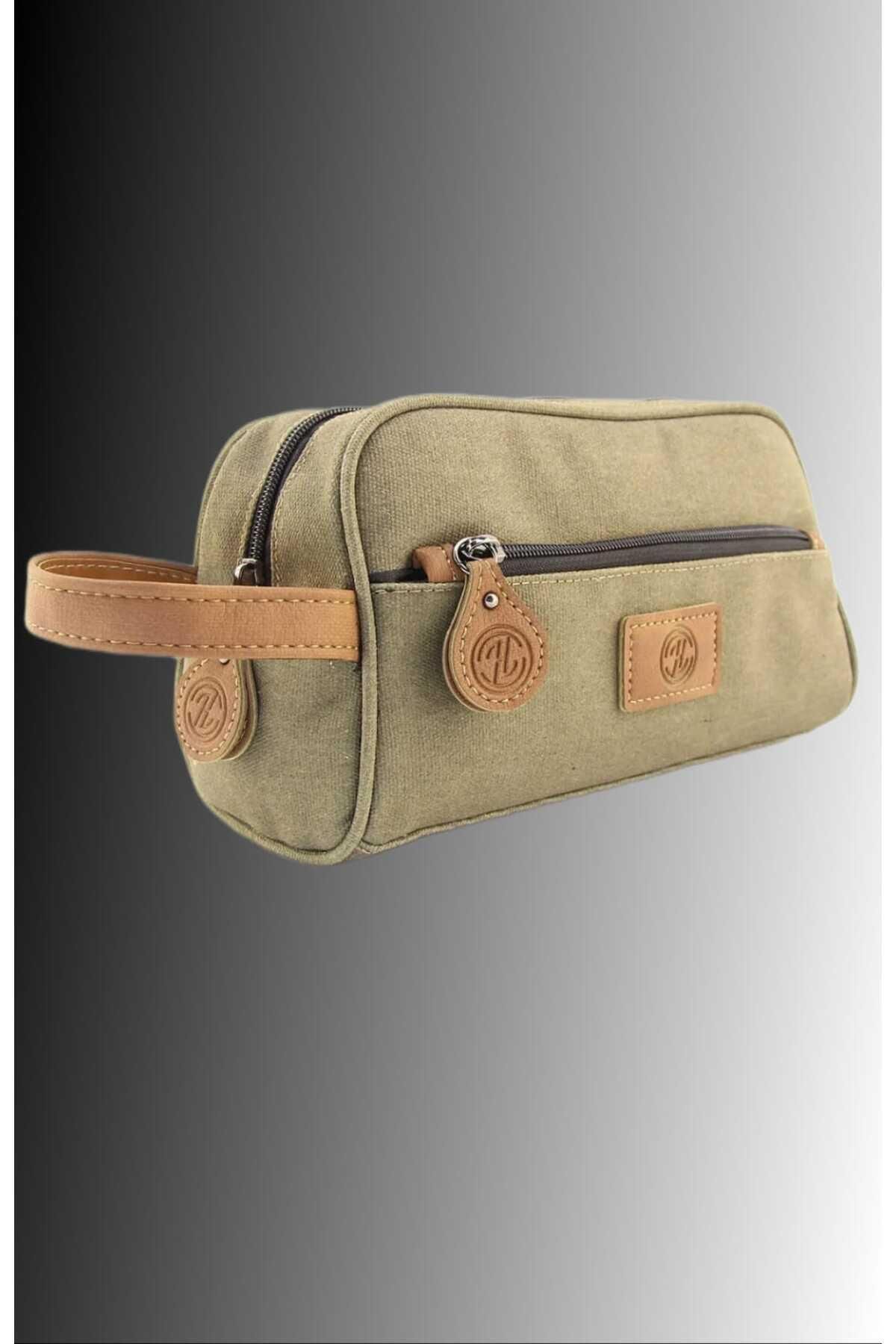 حقيبة يد QUB CLUB لون كاكي