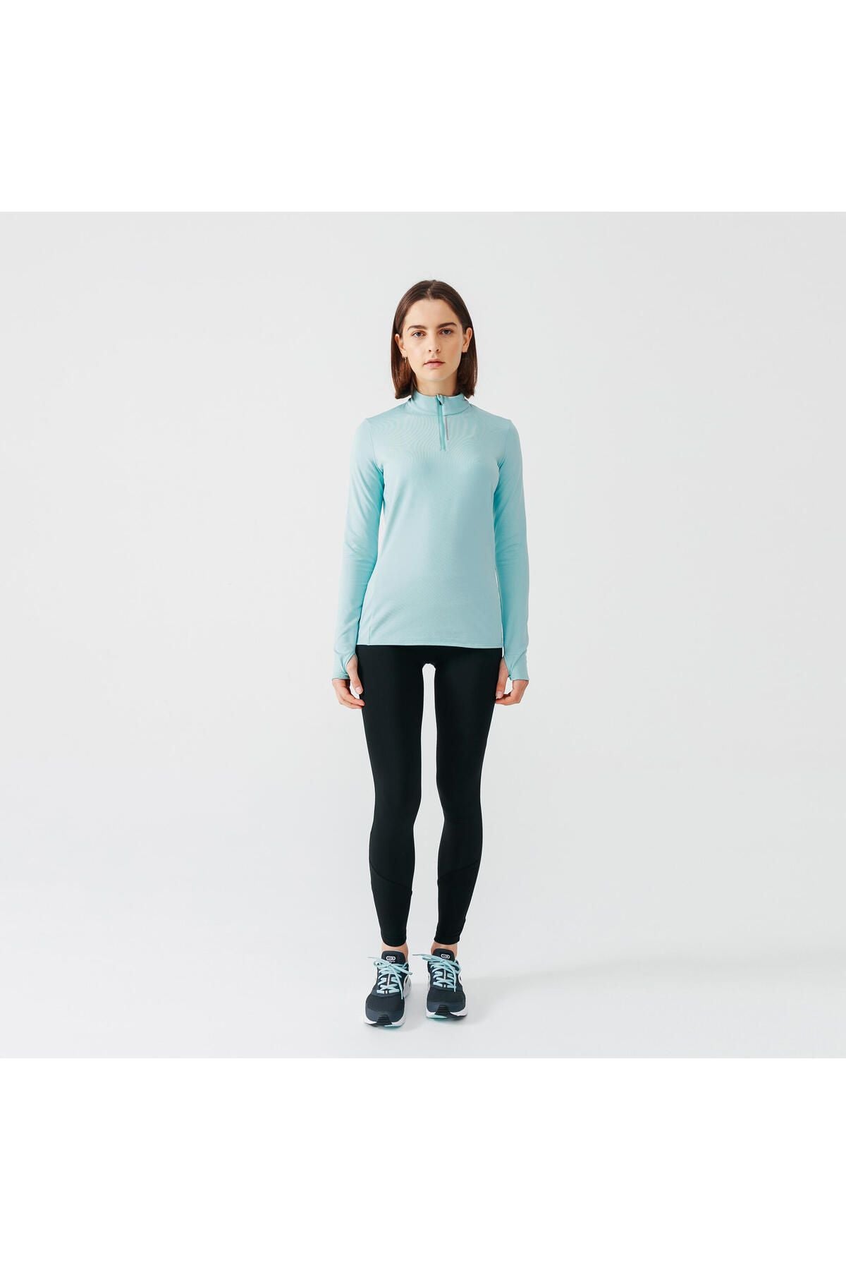 هودي Decathlon لون أزرق