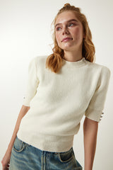 بلوزة Happiness İstanbul لون بيج