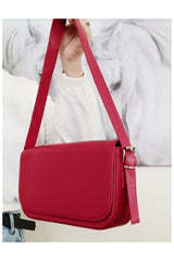 حقيبة كتف bag&more لون أحمر