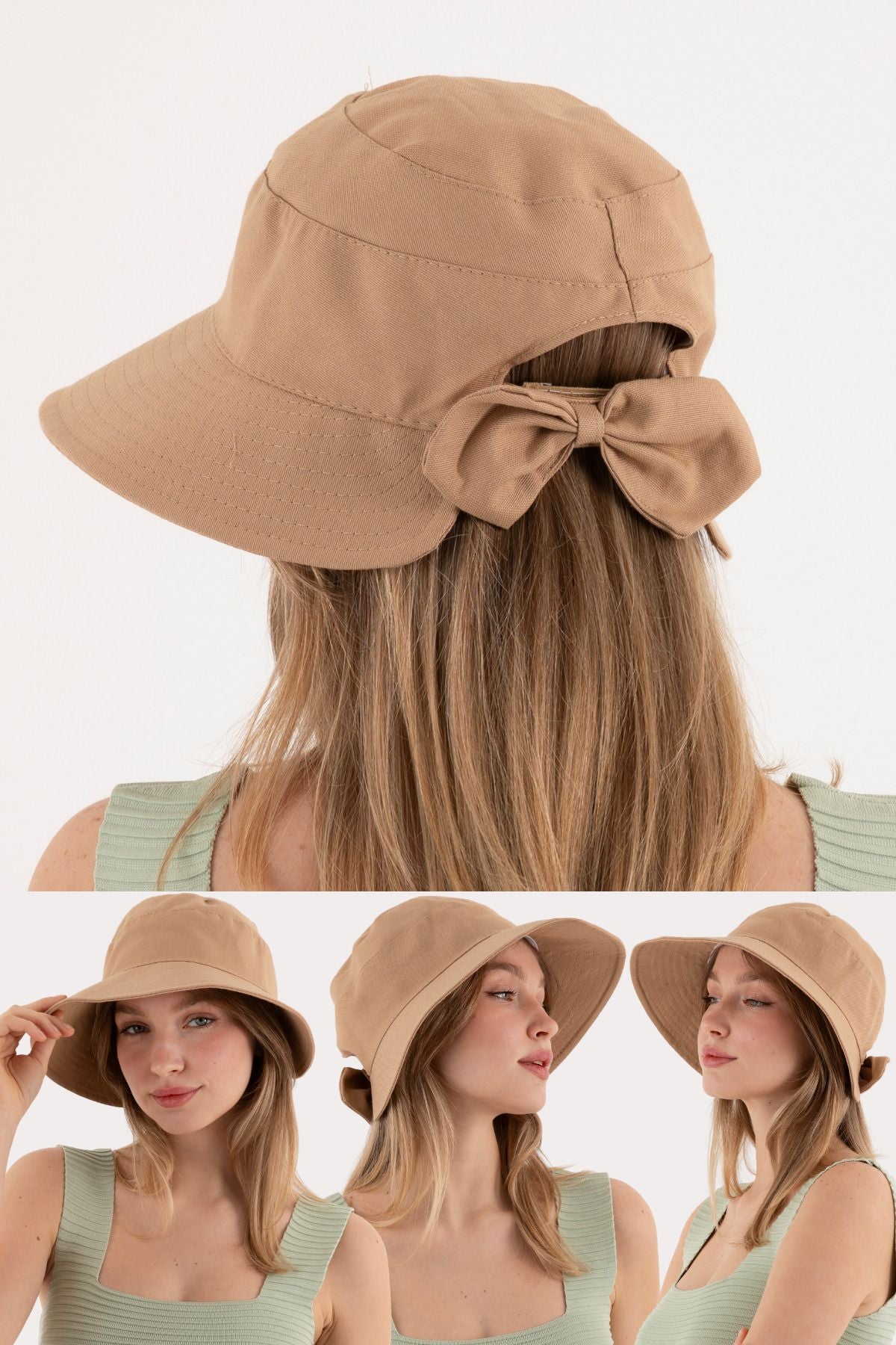 قبعة Hat Town لون بني