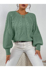 كنزة AQE FASHION لون أخضر
