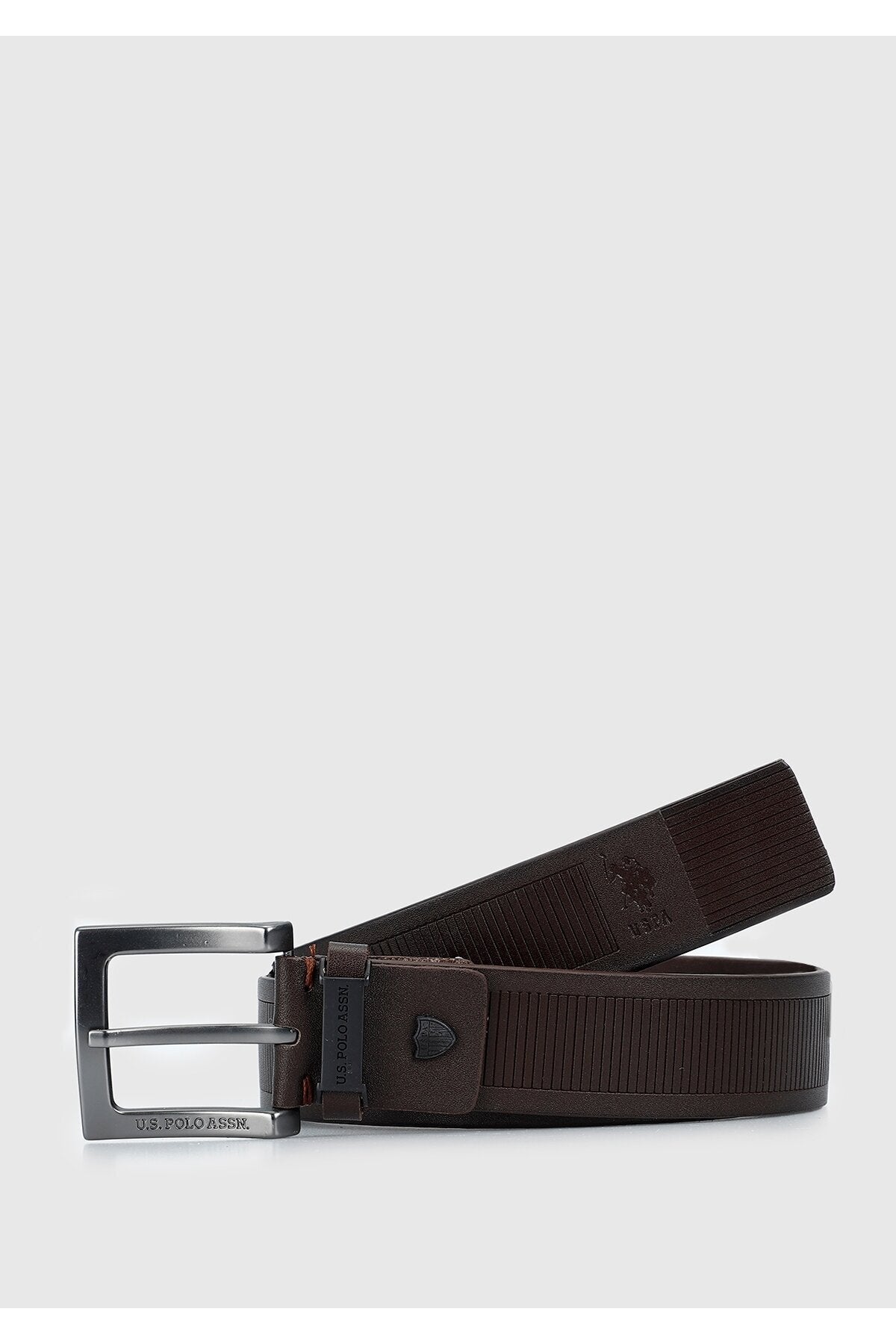 حزام U.S. Polo Assn. لون بني