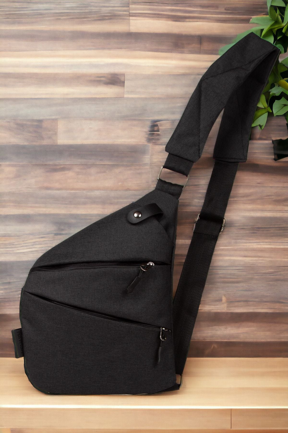 حقيبة خصر Newish لون أسود