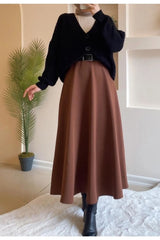 تنورة CNG MODA لون بني