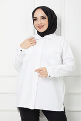 جاكيت VELLICHOR لون أبيض