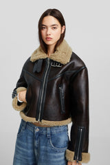 جاكيت Bershka لون بني