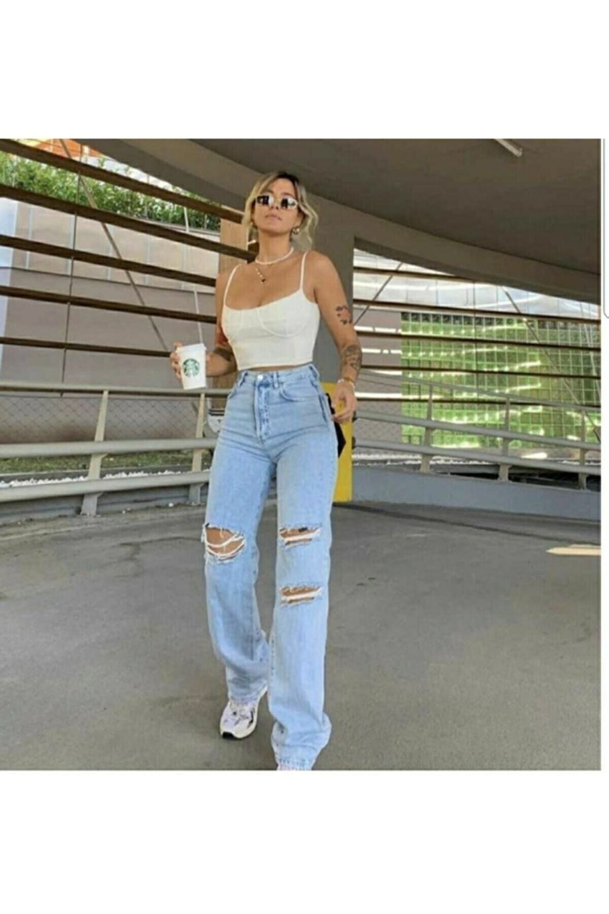 جينز Livik لون أزرق