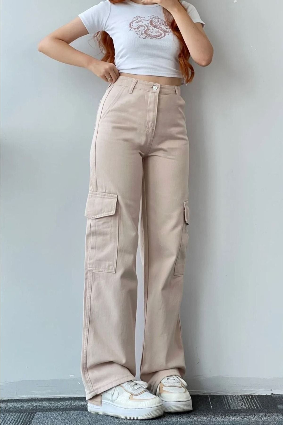 جينز Livik لون بيج