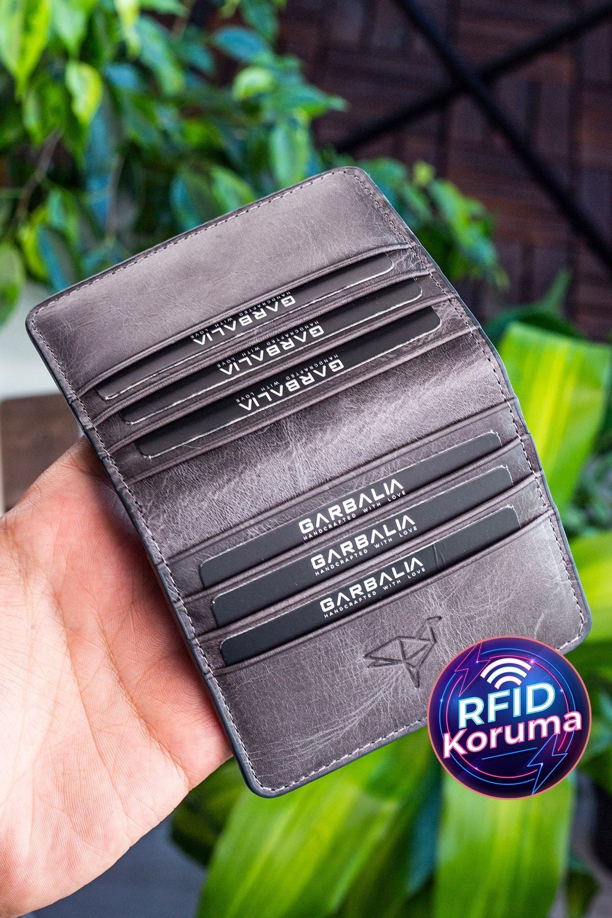 محفظة Garbalia لون رمادي