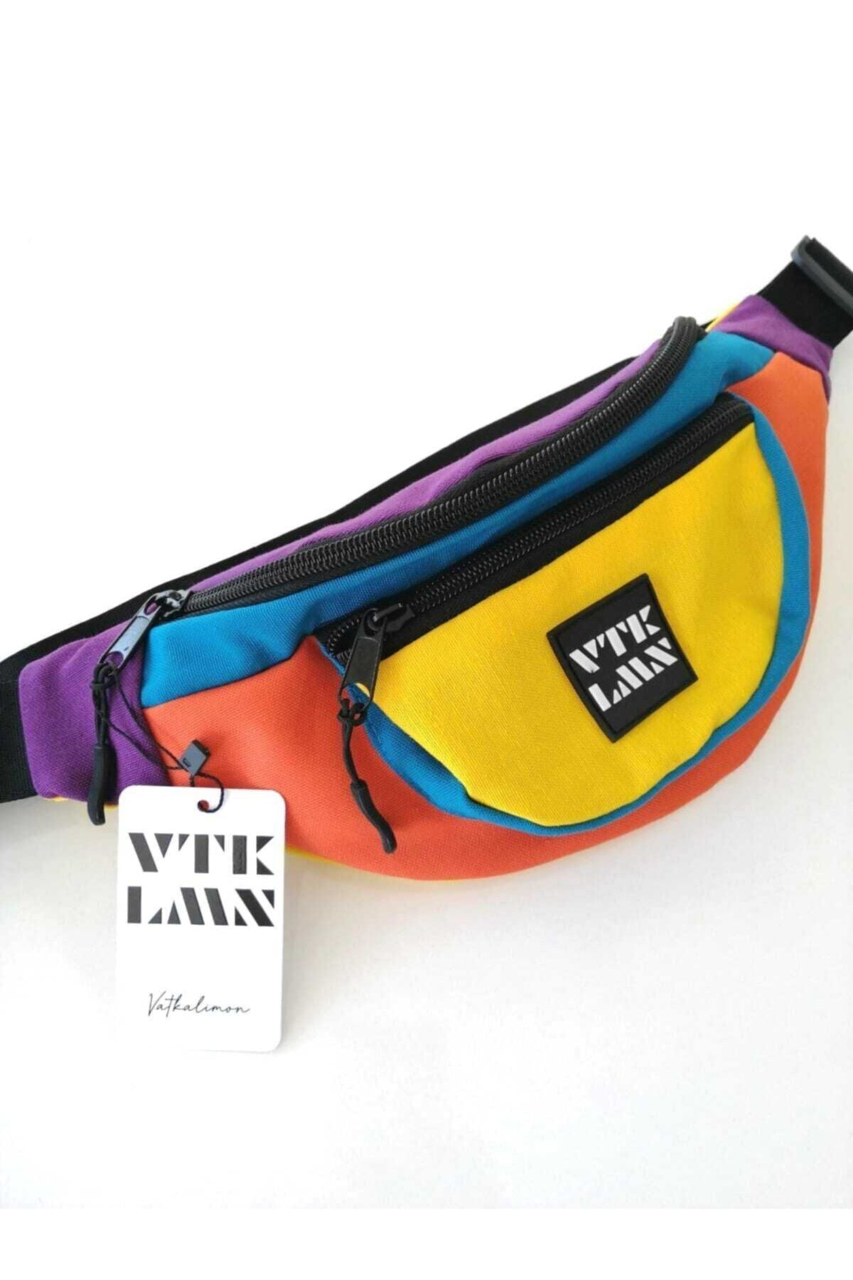 حقيبة خصر Vatkalimon لون برتقالي