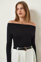 بلوزة Happiness İstanbul لون أسود