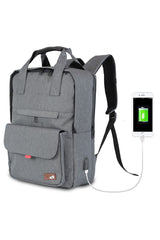 حقيبة كتف My Valice لون رمادي