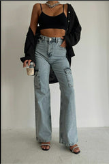 جينز Livik لون أزرق