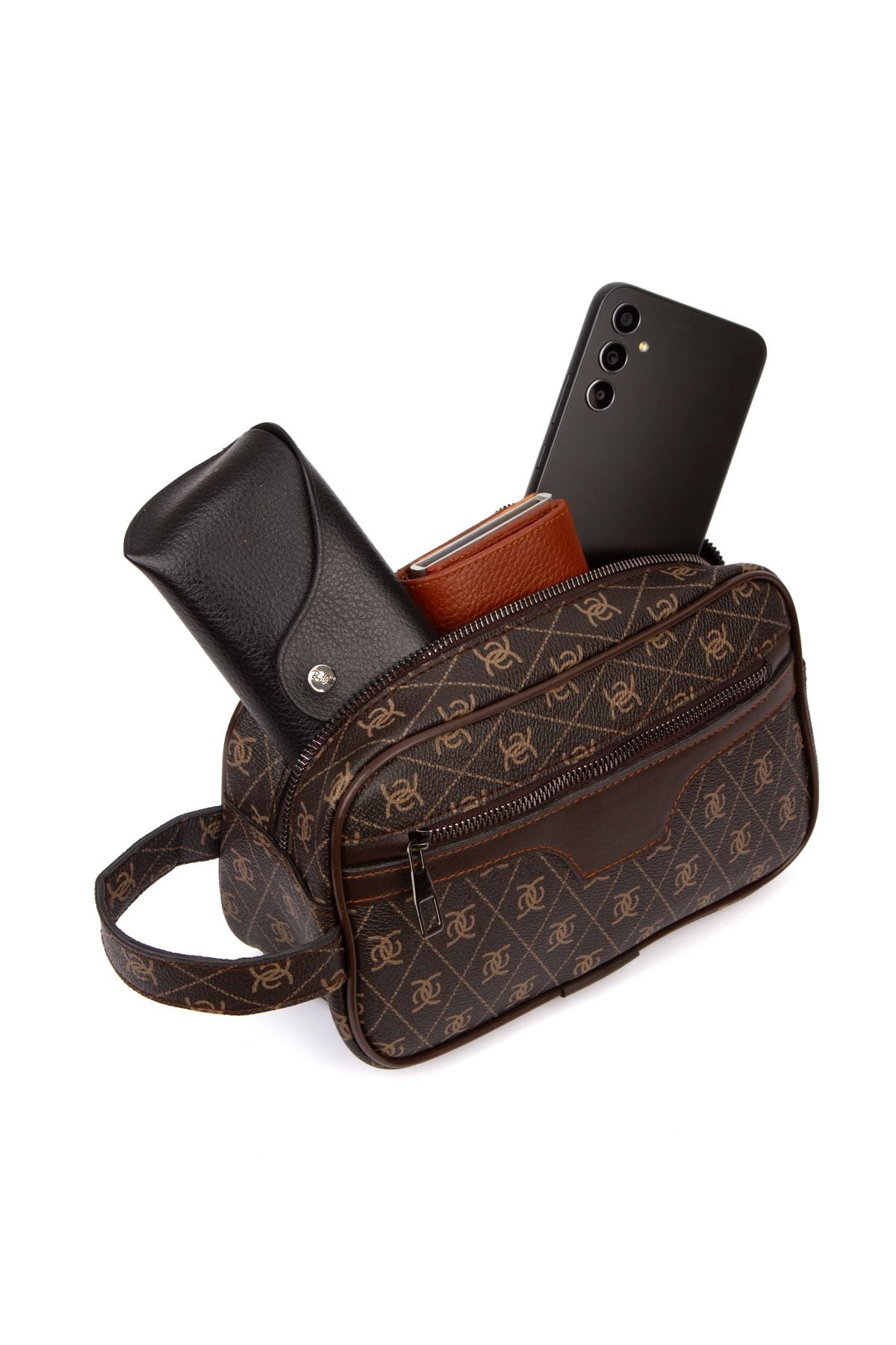 حقيبة يد Newish Polo لون بني