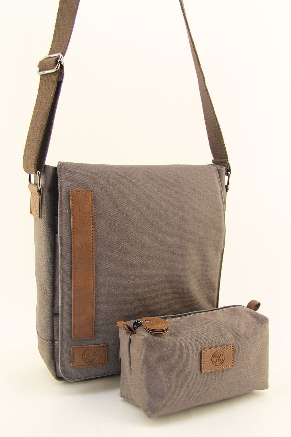 حقيبة كتف عملية HNB لون بني