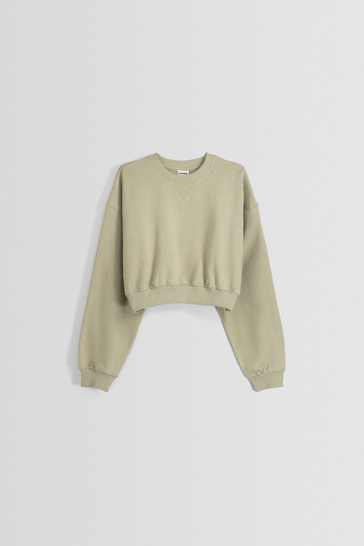 هودي Bershka لون كاكي