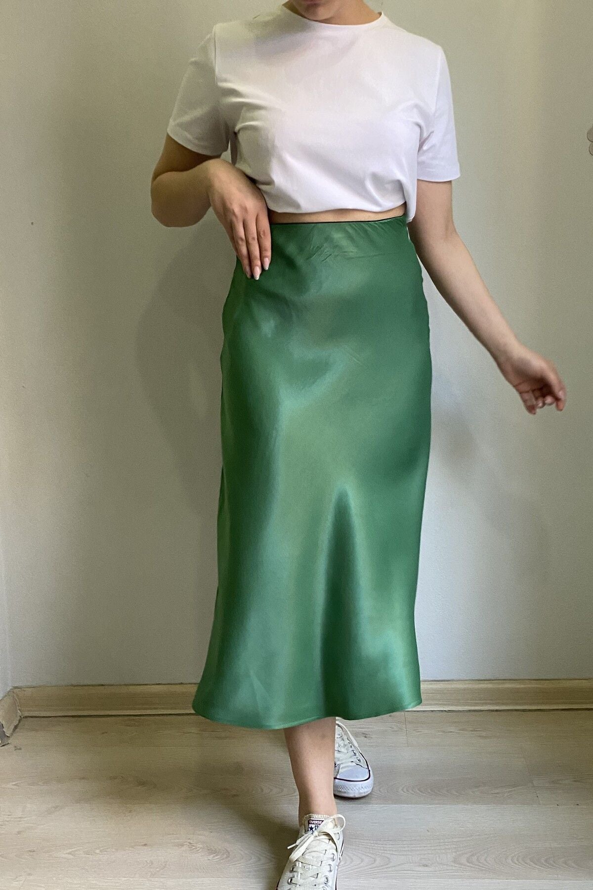 تنورة Hisleria لون أخضر
