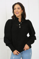 كنزة fujya لون أسود