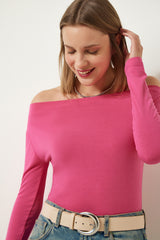 بلوزة Happiness İstanbul لون زهري