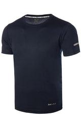 تيشيرت GENIUS STORE لون أزرق غامق
