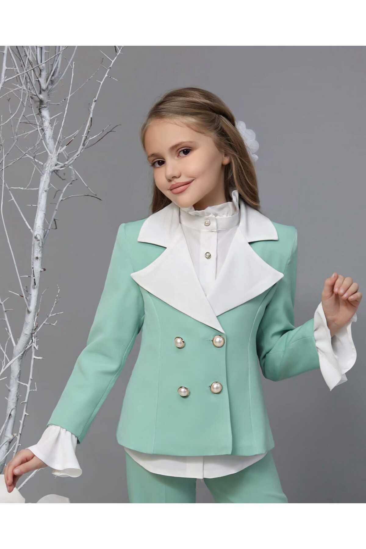 بدلة By Feyza Kids Collection لون أخضر