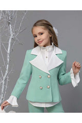 بدلة By Feyza Kids Collection لون أخضر