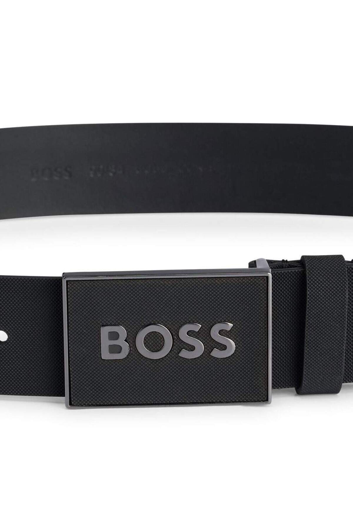 حزام BOSS لون أسود
