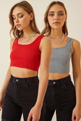 بلوزة Happiness İstanbul لون أحمر