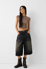 شورت Bershka لون أسود