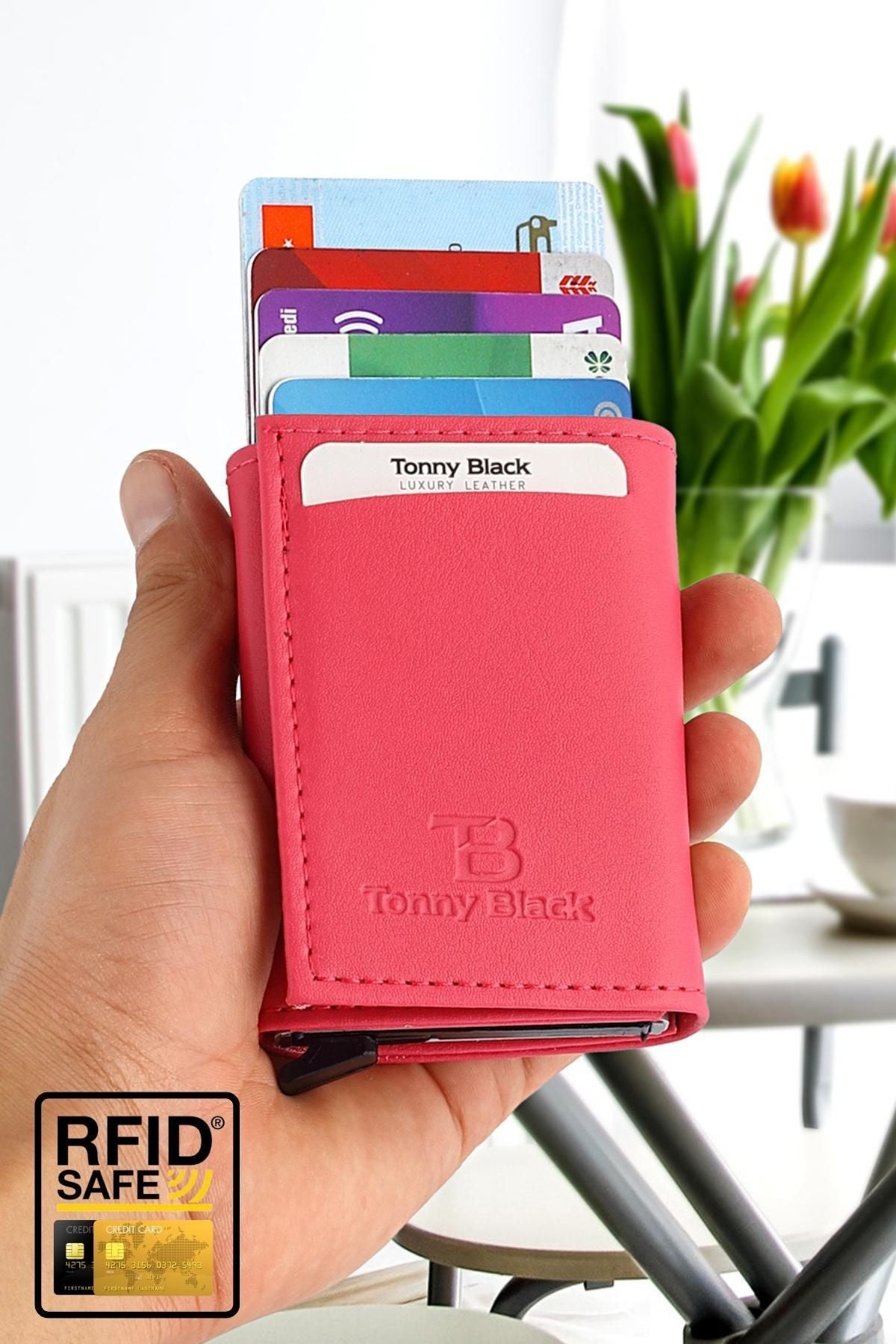 محفظة Tonny Black لون زهري