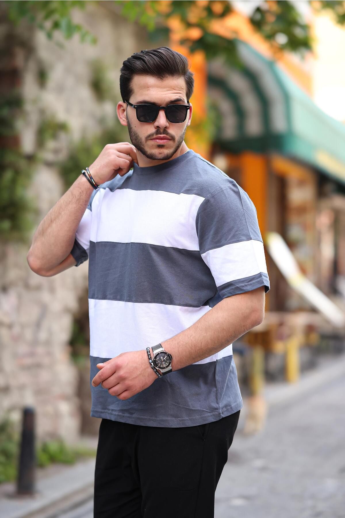 تيشيرت Miron لون رمادي