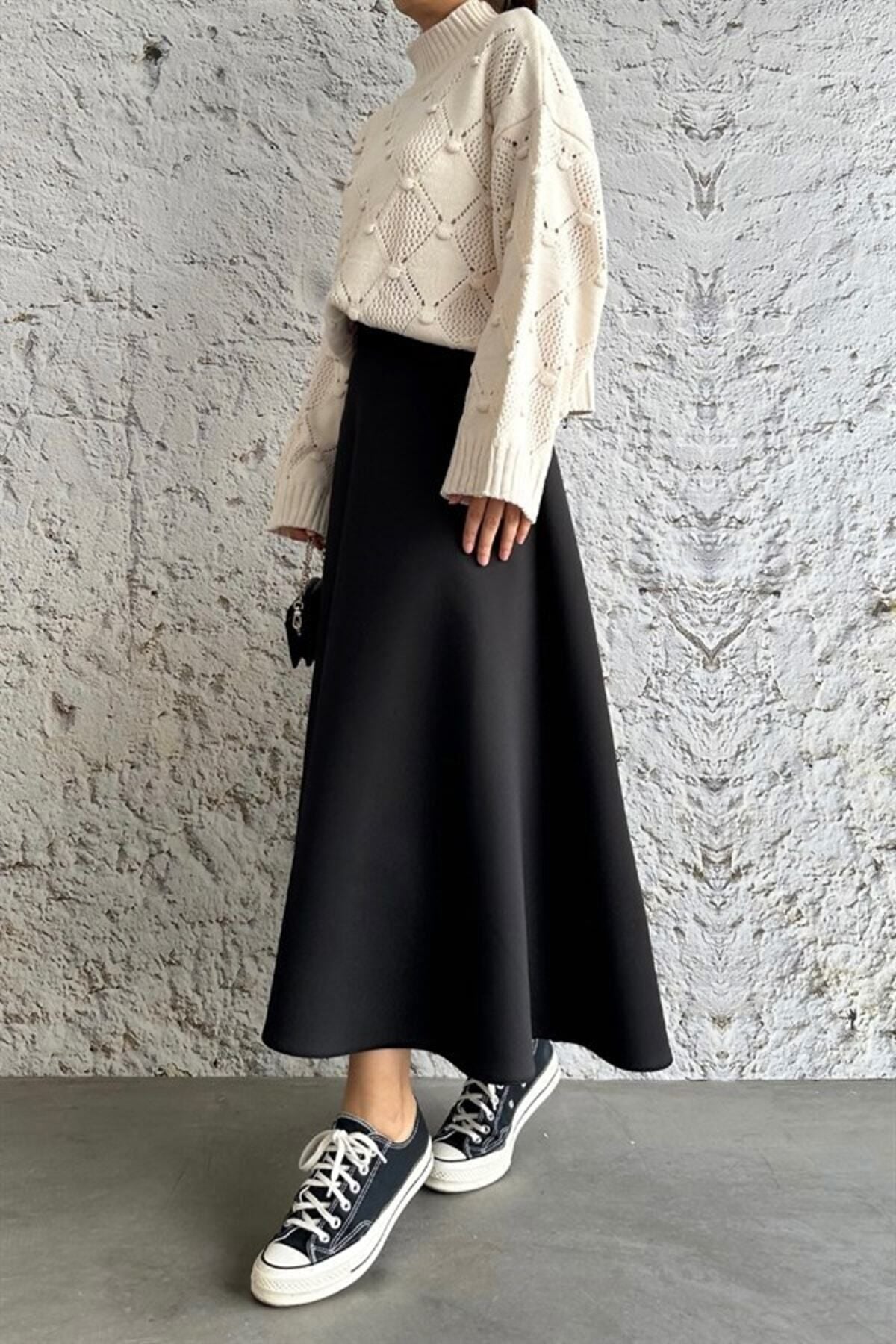 تنورة للمحجبات CNG MODA لون أسود