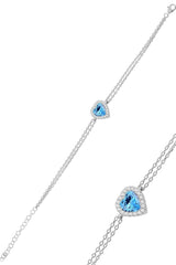 سوار فضي Söğütlü Silver لون أزرق