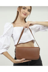حقيبة كتف bag&more لون بني