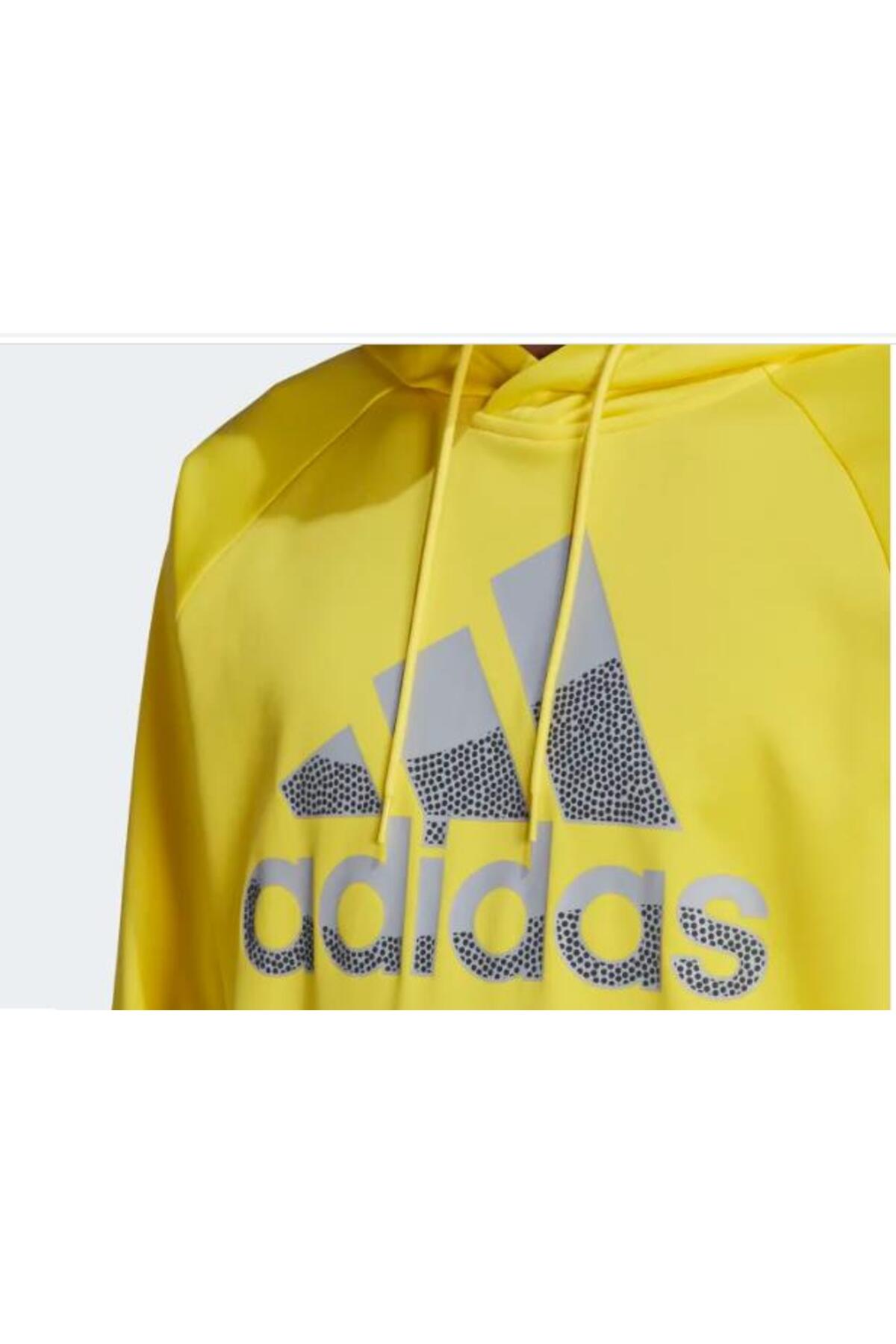 هودي adidas لون أصفر