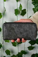 محفظة VANİLLA لون رمادي