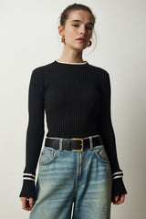 بلوزة Happiness İstanbul لون أسود