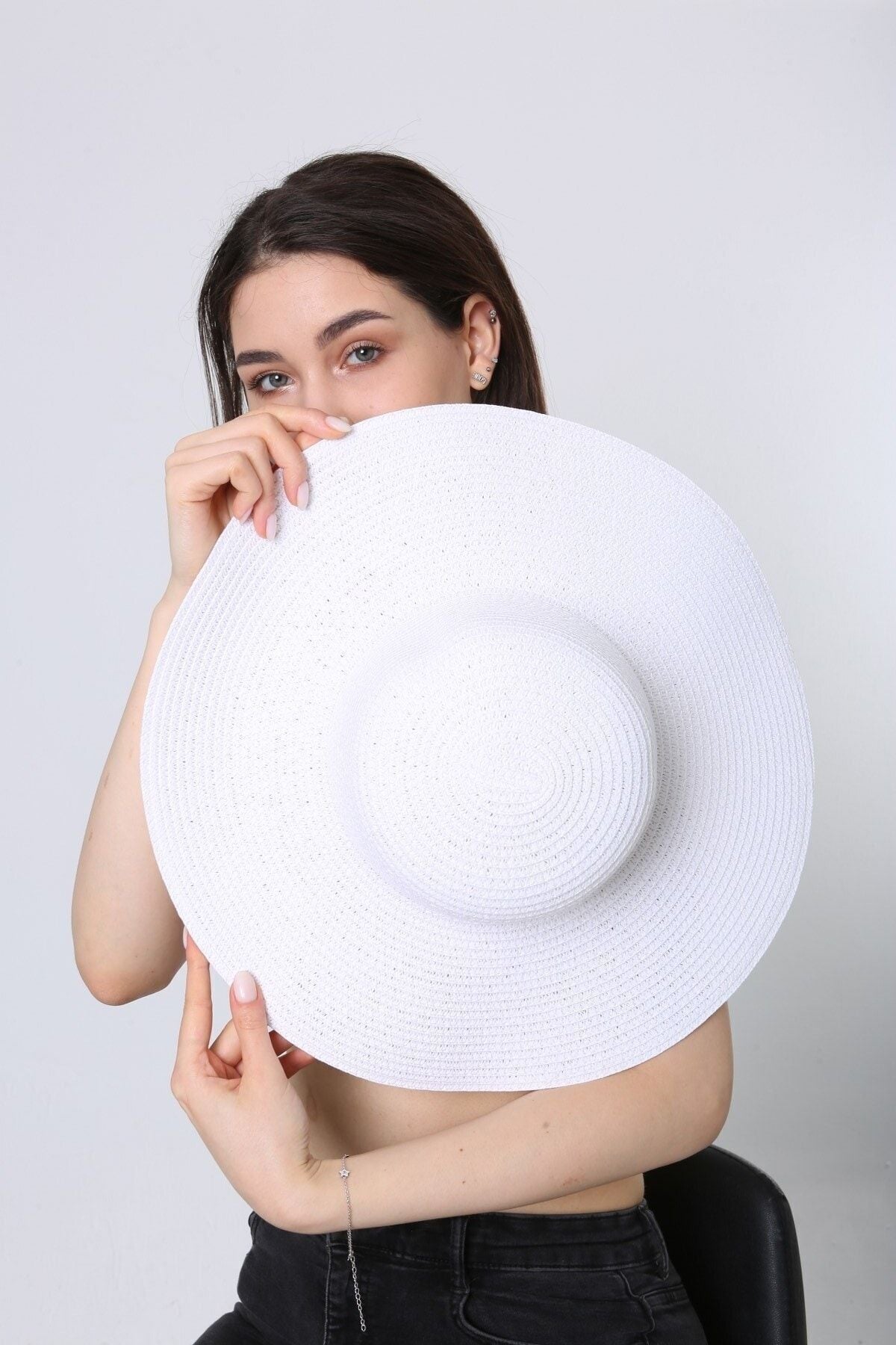 قبعة Luminos Butik لون أبيض