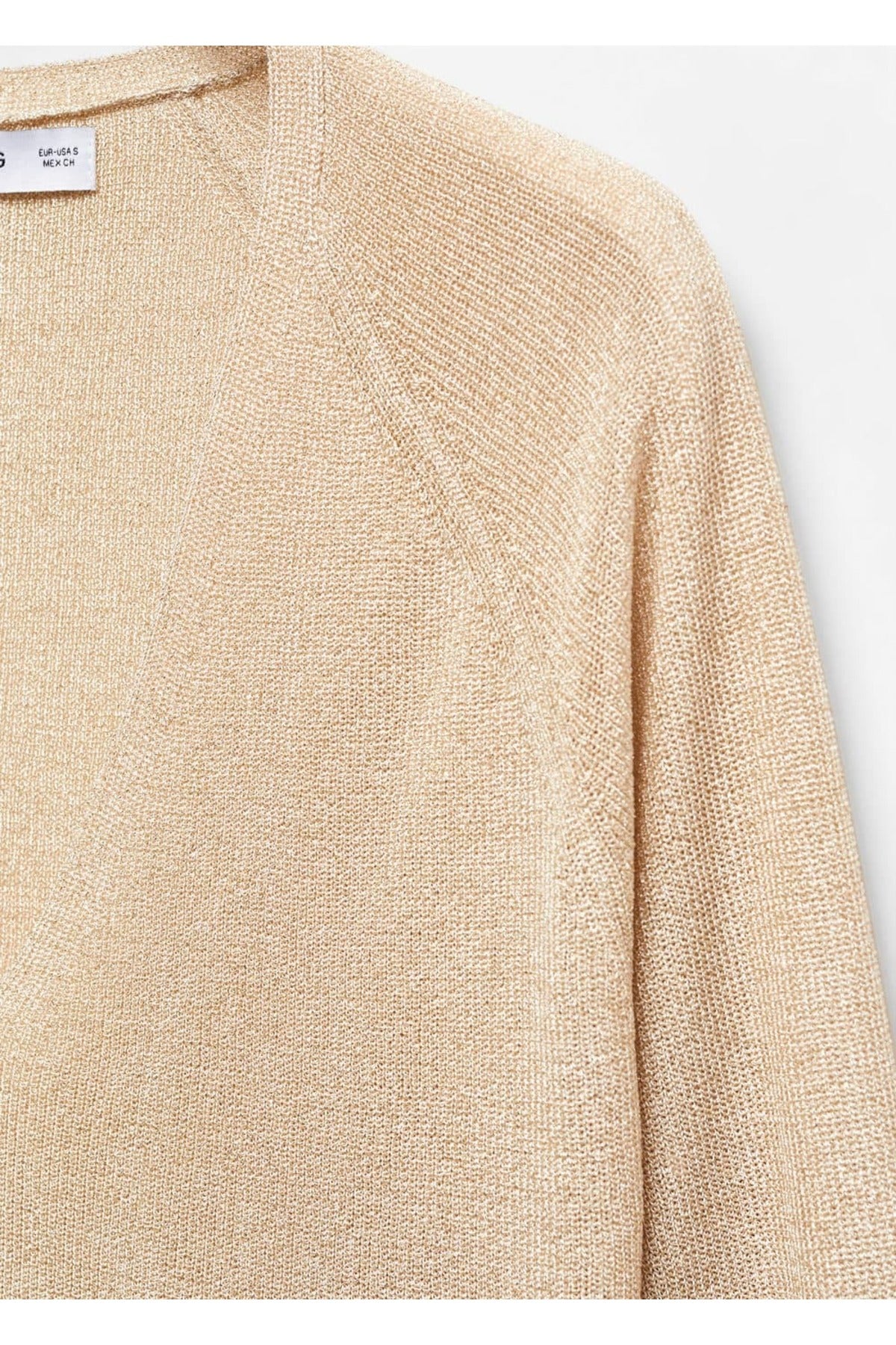 كنزة MANGO لون ذهبي