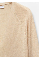 كنزة MANGO لون ذهبي