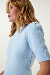 بلوزة Happiness İstanbul لون أزرق