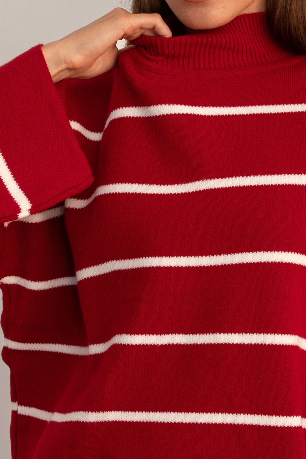 كنزة NATUFIAN STORE لون أحمر