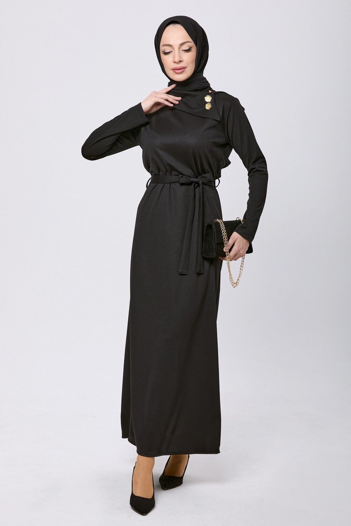 فستان TOFİSA لون أسود